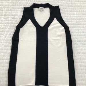 Armani Collezioni Stretch Knit Tank Top Small